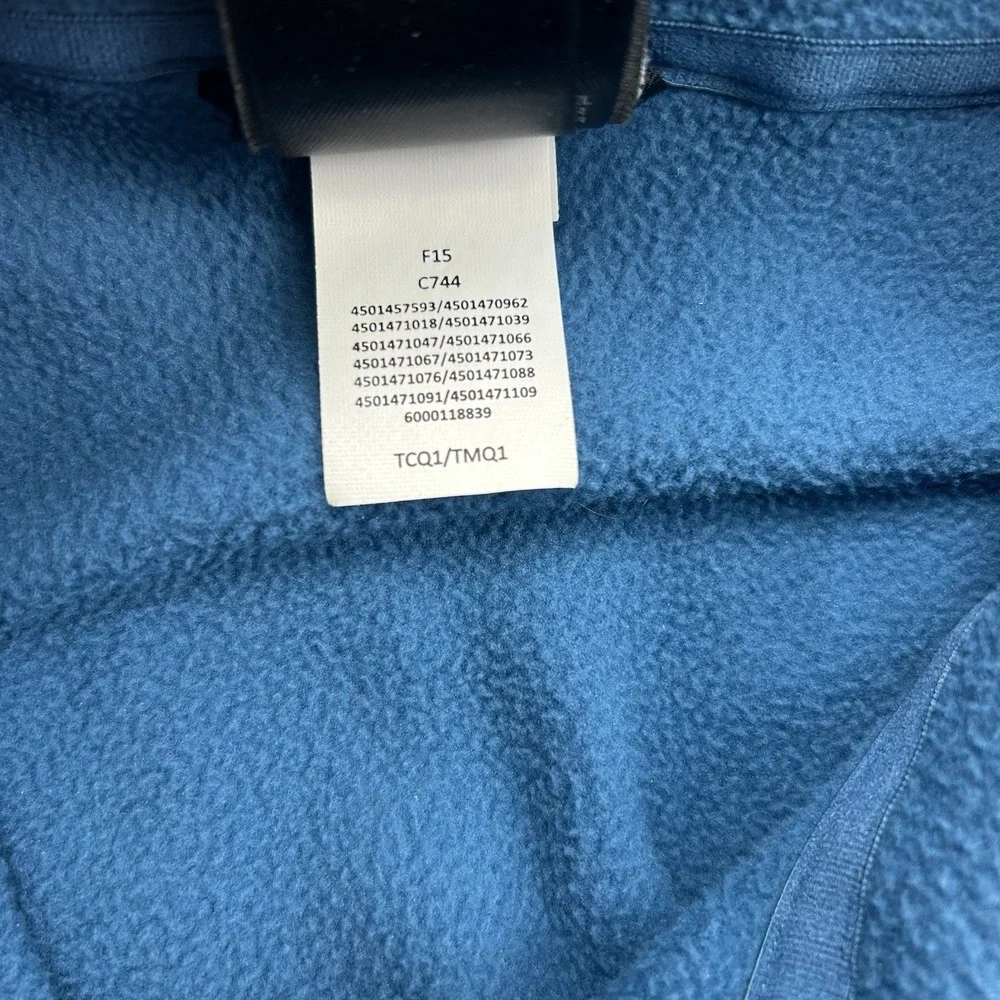 The North Face 1/4 Zip Pullover Men's Medium Fleece‎ Blue Lightweight
